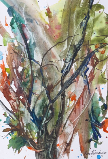 绘画 标题为“depois da árvore” 由Renato Cardoso, 原创艺术品, 水彩