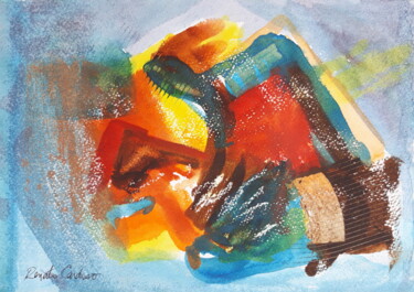 Pintura intitulada "ceifa" por Renato Cardoso, Obras de arte originais, Aquarela