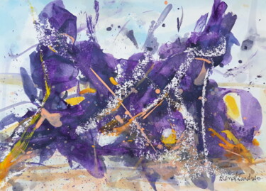 Peinture intitulée "the invaders" par Renato Cardoso, Œuvre d'art originale, Aquarelle