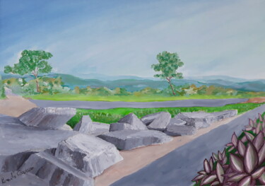 Pintura titulada "caminhos" por Renato Cardoso, Obra de arte original, Gouache