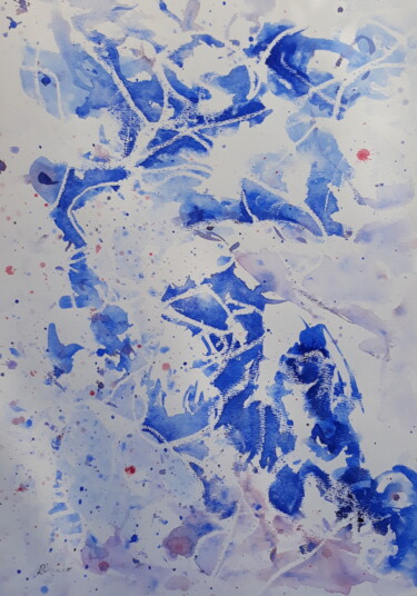 Noite acolhida Pintura intitulada "Noite acolhida" por Renato Cardoso, Obras de arte originais, Aquarela