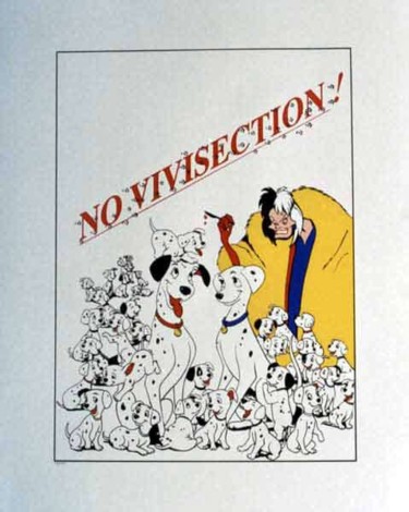 Pittura intitolato "NO-VIVISECTION" da Renato Natale Chiesa, Opera d'arte originale