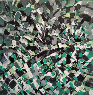 Painting titled "Formation" by Renato Parzianello, Original Artwork, Acrylic