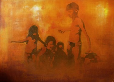 Painting titled "Momentos I" by Renato Araújo, Original Artwork