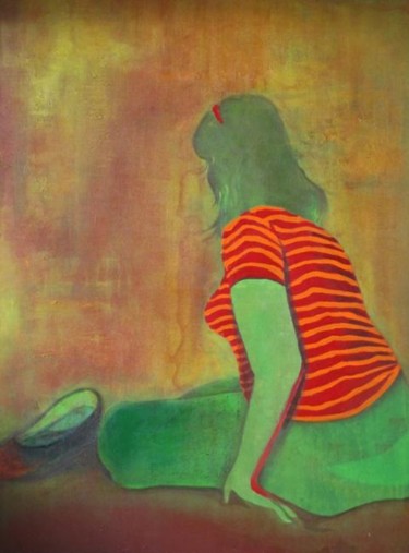 Pintura intitulada "Descanso" por Renato Araújo, Obras de arte originais