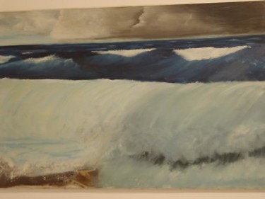 Pittura intitolato "L'onda" da Renato Laneri, Opera d'arte originale