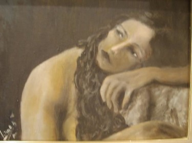 Pittura intitolato "Pensiero" da Renato Laneri, Opera d'arte originale, Olio