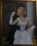 Pittura intitolato "Al ballo" da Renato Laneri, Opera d'arte originale
