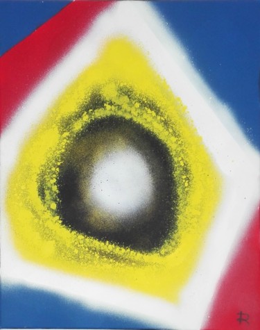 Peinture intitulée "L'Oeil" par Renaud Angerville-Langlois, Œuvre d'art originale, Bombe aérosol