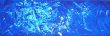 Malerei mit dem Titel "Blue Spirit" von Renaud Angerville-Langlois, Original-Kunstwerk, Acryl