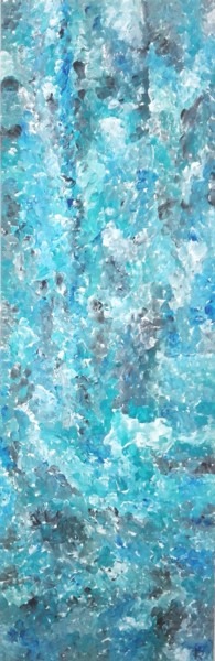 Painting titled "Cascade" by Renaud Angerville-Langlois, Original Artwork, Acrylic