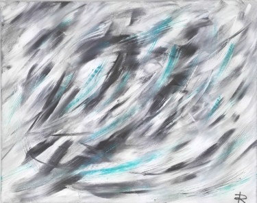 Peinture intitulée "Turbulences" par Renaud Angerville-Langlois, Œuvre d'art originale, Acrylique