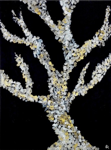 Enracinement Peinture intitulée "Enracinement" par Renaud Angerville-Langlois, Œuvre d'art originale, Acrylique