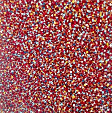 Peinture intitulée "Confettis" par Renaud Angerville-Langlois, Œuvre d'art originale, Acrylique
