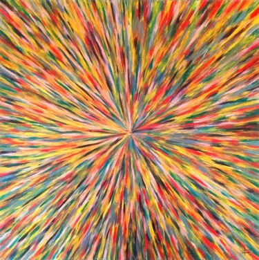 Painting titled "Jungle Speed" by Renaud Angerville-Langlois, Original Artwork, Acrylic