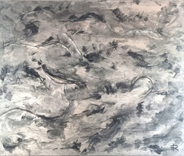 Painting titled "Clair obscur" by Renaud Angerville-Langlois, Original Artwork, Acrylic Mounted on Wood Stretcher frame