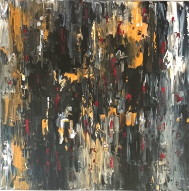 Painting titled "Chaos" by Renaud Angerville-Langlois, Original Artwork, Acrylic Mounted on Wood Stretcher frame