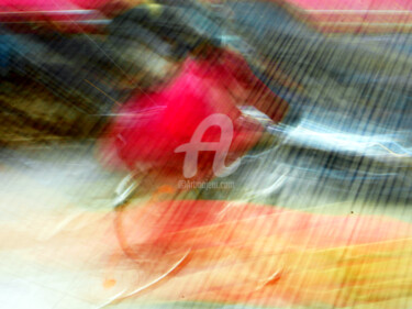 Photographie intitulée "Cycliste 2" par Renaud Klumpp, Œuvre d'art originale, Photographie numérique
