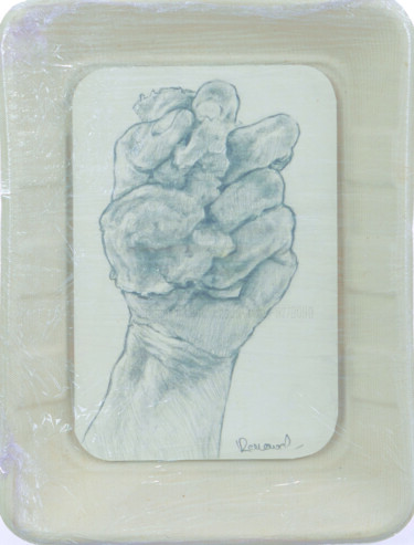 Desenho intitulada "Vanité 03" por Renaud Morel, Obras de arte originais, Lápis