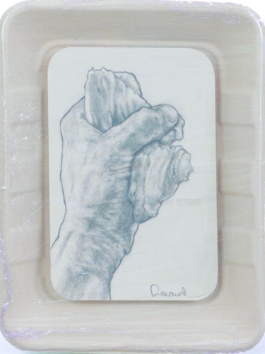 Drawing titled "Vanité 04" by Renaud Morel, Original Artwork, Pencil