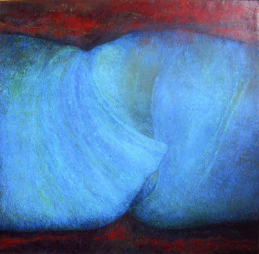 Peinture intitulée "Caresse" par Isis Lully, Œuvre d'art originale, Huile