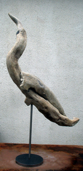 Sculpture intitulée "aigrette" par Jean Louis Renaudin, Œuvre d'art originale