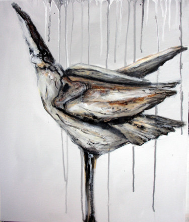 Le hardi Peinture intitulée "Le hardi" par Jean Louis Renaudin, Œuvre d'art originale, Acrylique