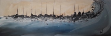 Peinture intitulée "Tsunami" par Renaud Marchand, Œuvre d'art originale, Acrylique