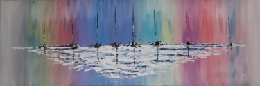 Painting titled "Rainbow" by Renaud Marchand, Original Artwork, Acrylic