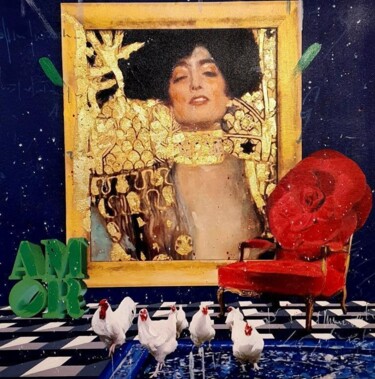 Картина под названием "Senza Titolo." - Renè, Подлинное произведение искусства, Акрил Установлен на Деревянная рама для носи…