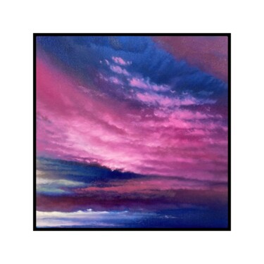 Картина под названием "Clouds 7" - René Büttner, Подлинное произведение искусства, Масло