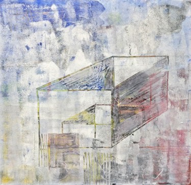 Peinture intitulée "Concrete Isometry 1" par René De Bruijn, Œuvre d'art originale, Acrylique