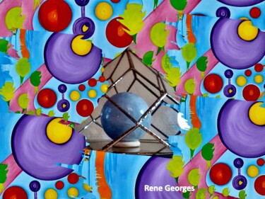 Цифровое искусство под названием "THE CREATIVE MICROC…" - René Georges (RG.), Подлинное произведение искусства, Фотомонтаж
