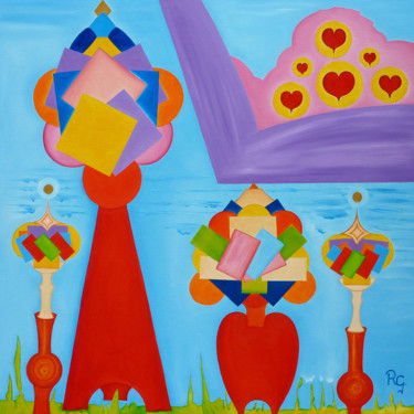 YES WE CAN DO IT Peinture intitulée "YES WE CAN DO IT" par René Georges (RG.), Œuvre d'art originale, Huile