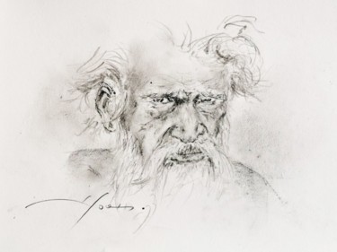 Desenho intitulada "p24" por René Goxes, Obras de arte originais, Lápis