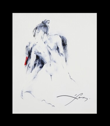 Pittura intitolato "404-Nu" da René Goxes, Opera d'arte originale, Olio