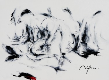 Картина под названием "272_mains-nu" - René Goxes, Подлинное произведение искусства, Масло