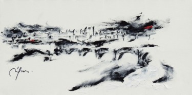 「274-carcassonne-100…」というタイトルの絵画 René Goxesによって, オリジナルのアートワーク, オイル