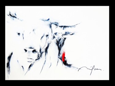 Peinture intitulée "364_toro" par René Goxes, Œuvre d'art originale, Huile