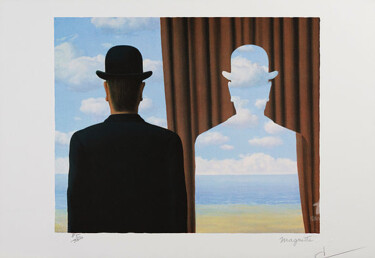 Prenten & gravures getiteld "Décalcomanie" door René Magritte, Origineel Kunstwerk, Lithografie
