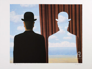 Estampas & grabados titulada "René Magritte Décal…" por René Magritte, Obra de arte original, Litografía