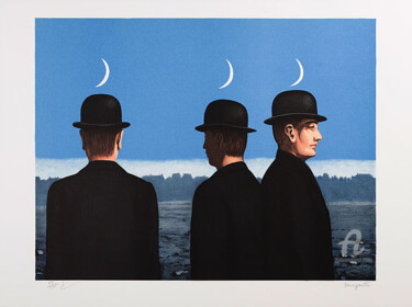 "Le Chef d'Oeuvre ou…" başlıklı Baskıresim René Magritte tarafından, Orijinal sanat, Litografi