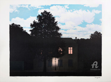 印花与版画 标题为“L'Empire Des Lumièr…” 由René Magritte, 原创艺术品, 光刻技术