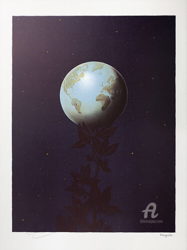 Druckgrafik mit dem Titel "Le Grand Style" von René Magritte, Original-Kunstwerk, Lithographie