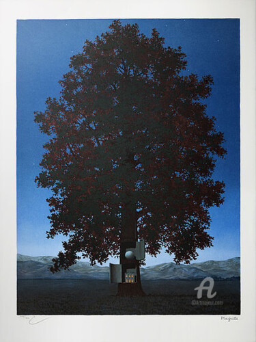 印花与版画 标题为“La Voix Du Sang” 由René Magritte, 原创艺术品, 光刻技术
