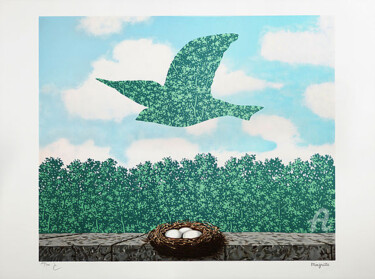 印花与版画 标题为“Le Printemps” 由René Magritte, 原创艺术品, 光刻技术