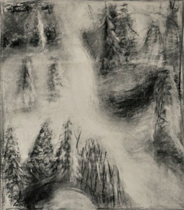 Drawing titled "Avalanche" by René Schaller, Original Artwork, Other