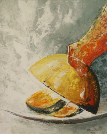 Peinture intitulée "Sous la cloche" par René Vincent-Viry, Œuvre d'art originale, Huile