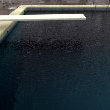 Arts numériques intitulée "David's Pool 09e-05" par René Bui, Œuvre d'art originale, Modélisation 3D