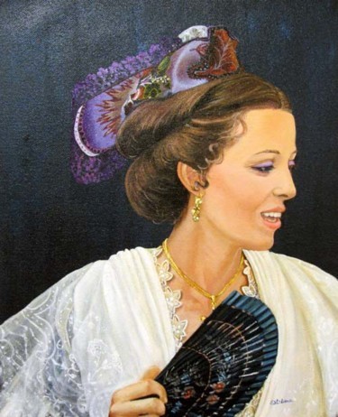 Pittura intitolato "11714834-laura33x41…" da Renée Estebanez, Opera d'arte originale, Olio